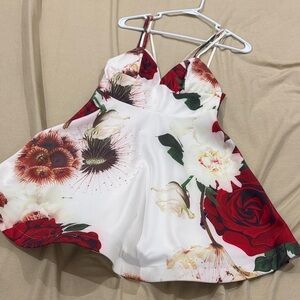 Floral Print Women's Top
